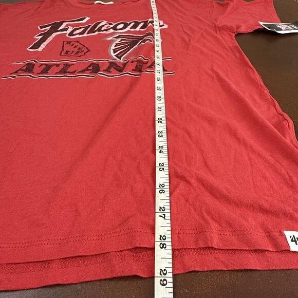 Atlanta Falcons 47 Oversized relaxed Racer Red T-Shirt Women's Medium NFL NWT - Picture 6 of 12
